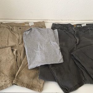 Package deal! Work pants(2) and T-shirt